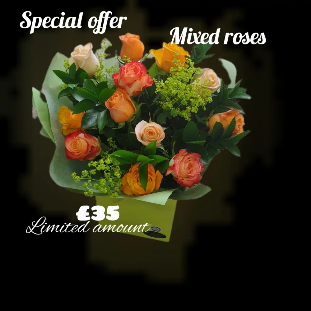 special offer mixed roses