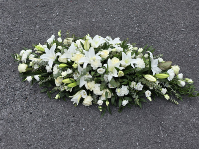 Neutral casket spray - 3ft, 4ft or 5ft available in size,