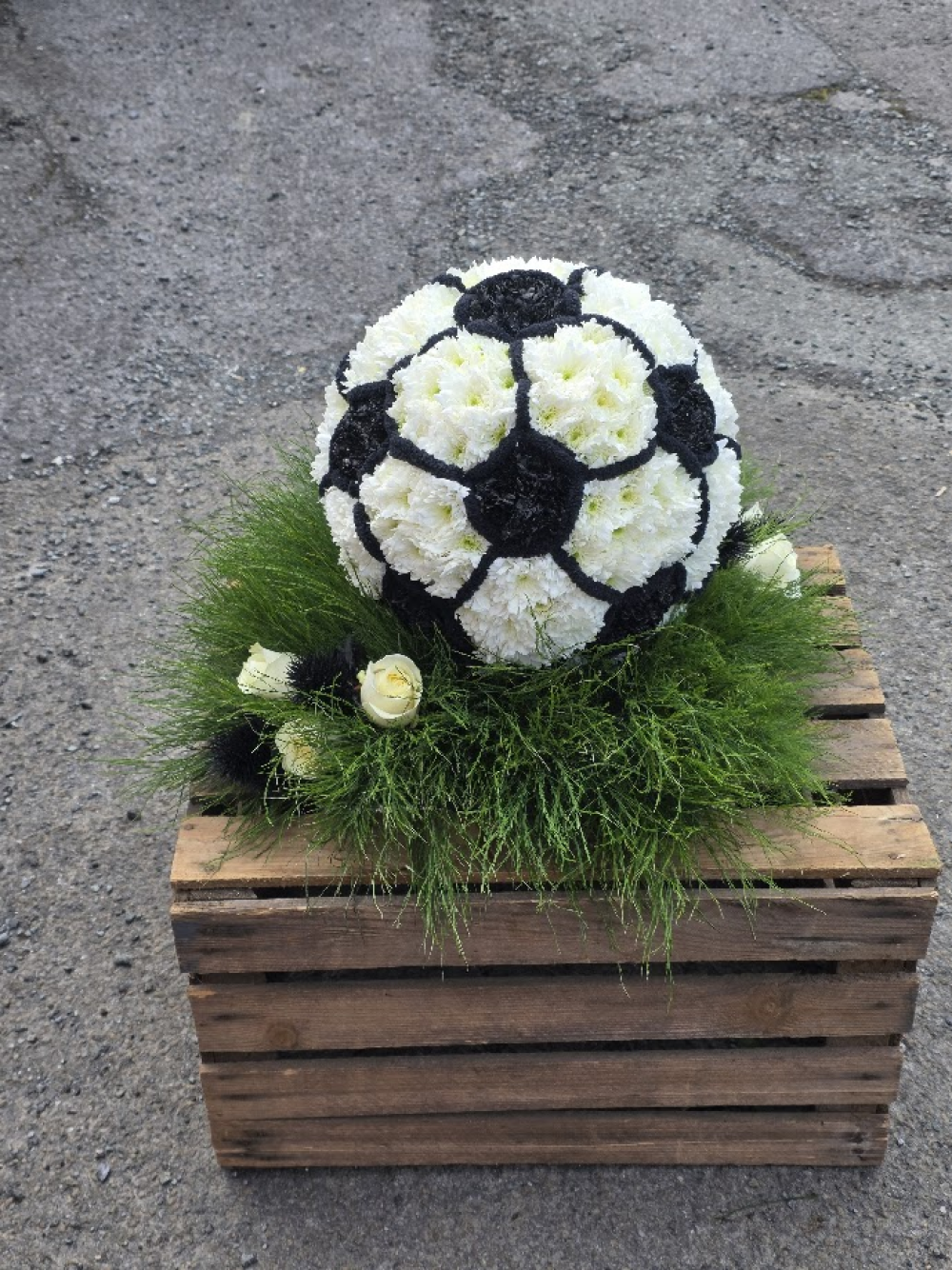 football black and white