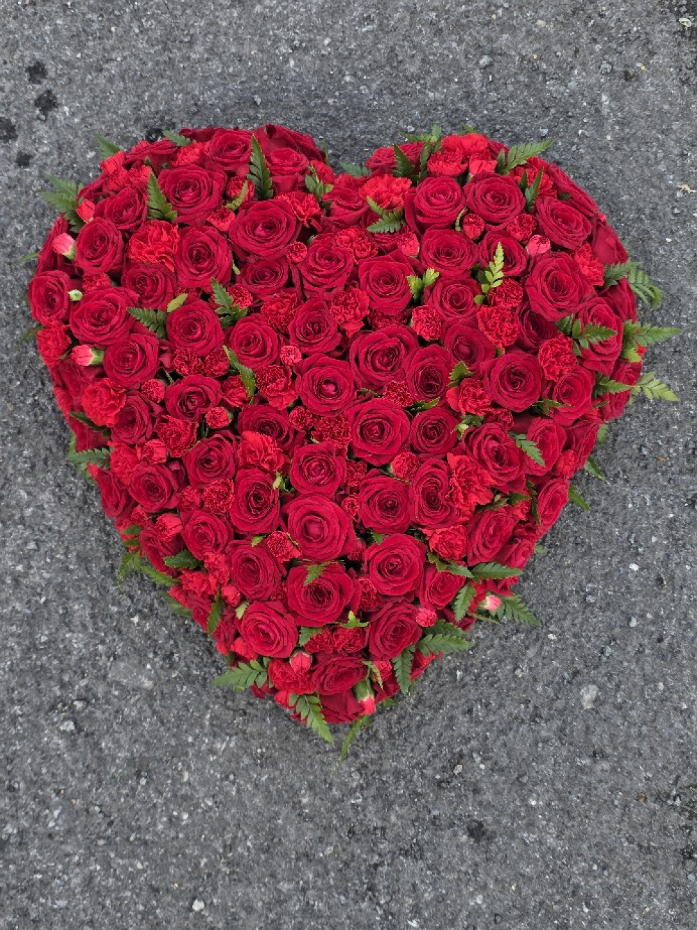 all red heart