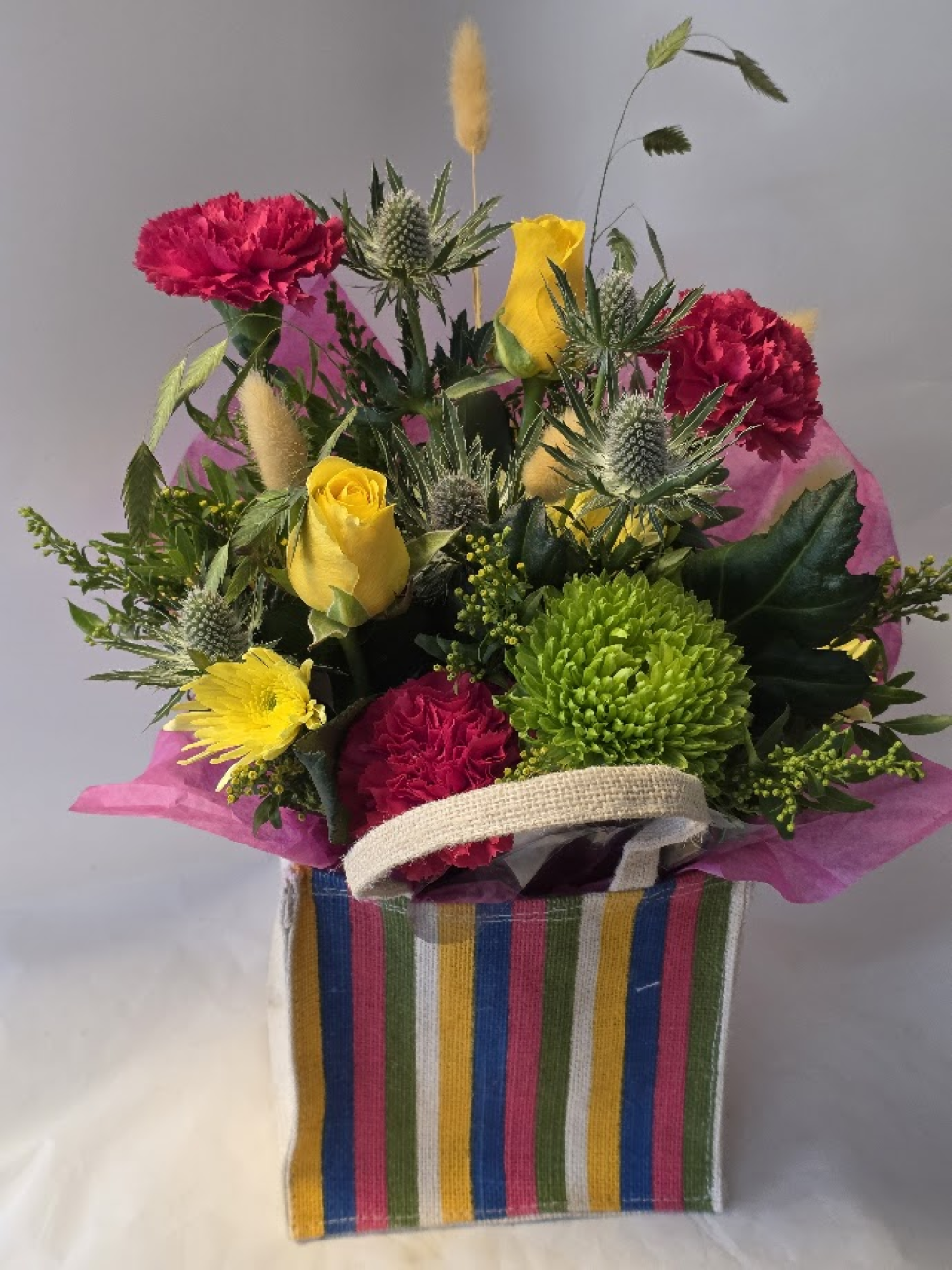 funky little bag arrangement