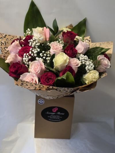 24 mixed roses v26 - 24 mixed roses