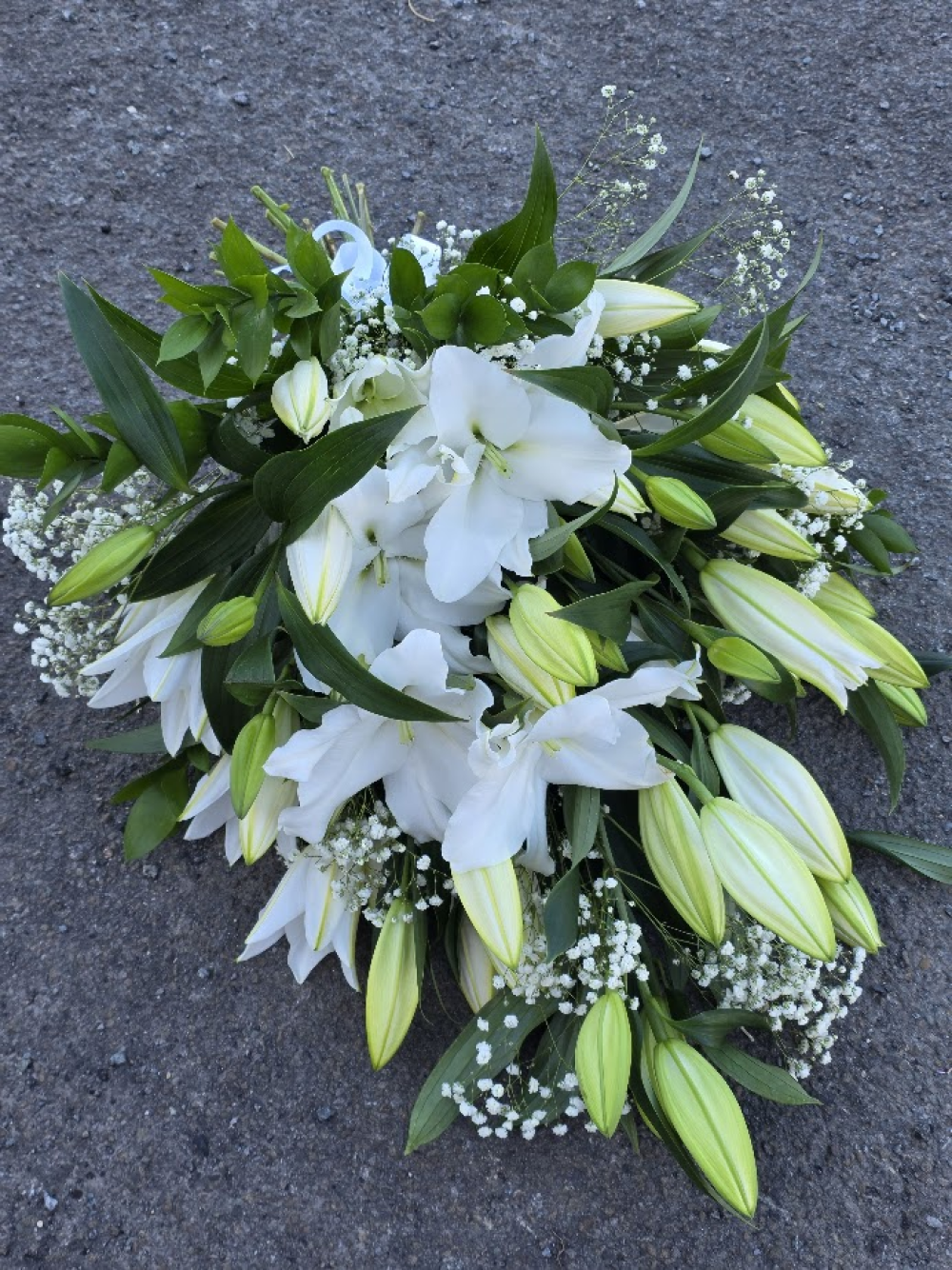 larger tied sheaf lilies