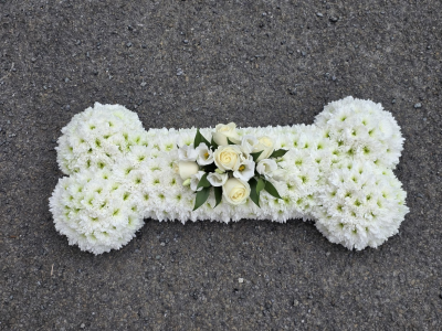 dog bone tribute - approx 25" in length