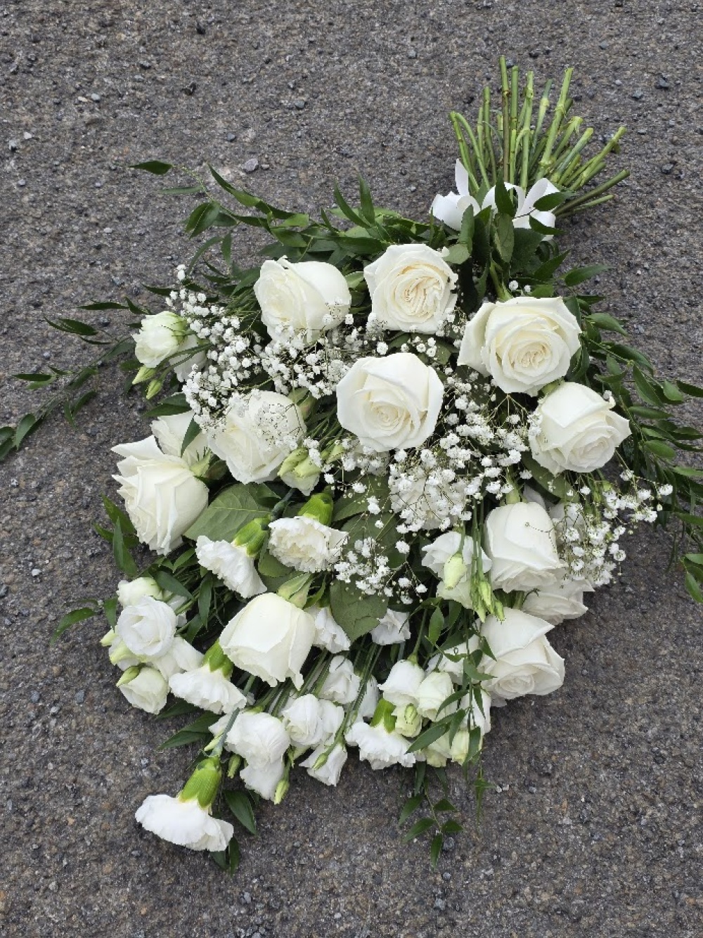 tied white sheaf