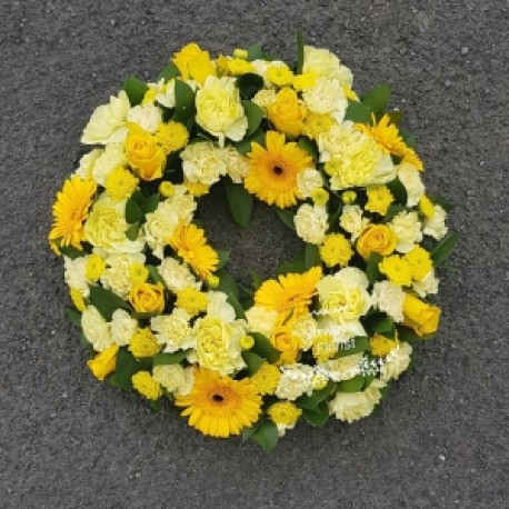 yellow wreath
