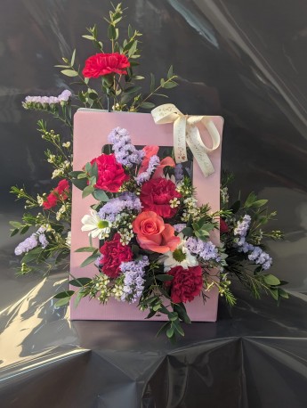 Mother's Day floral card arrangement